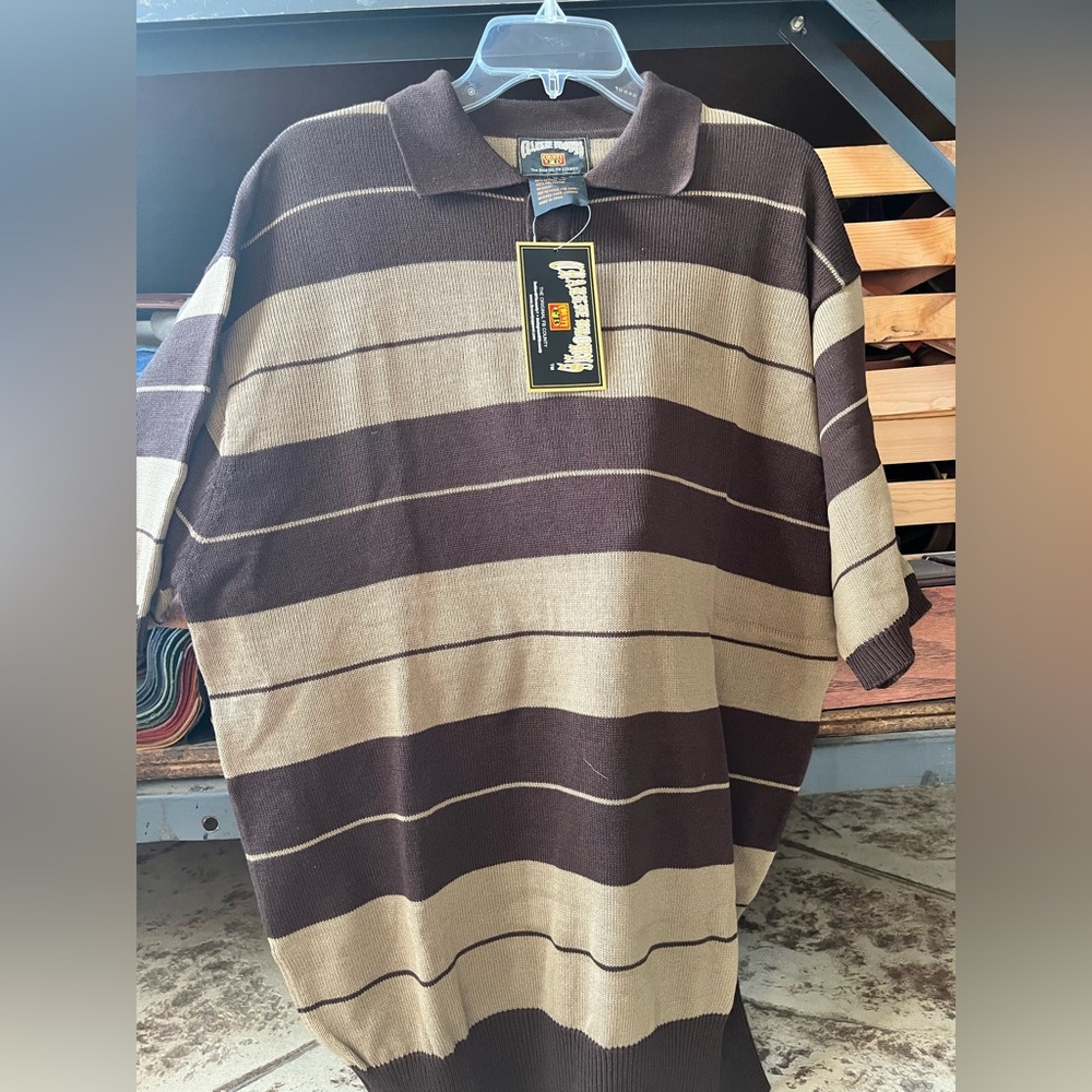 “Charlie Brown” S/S sweater FB County Brown - Picture 2 of 4